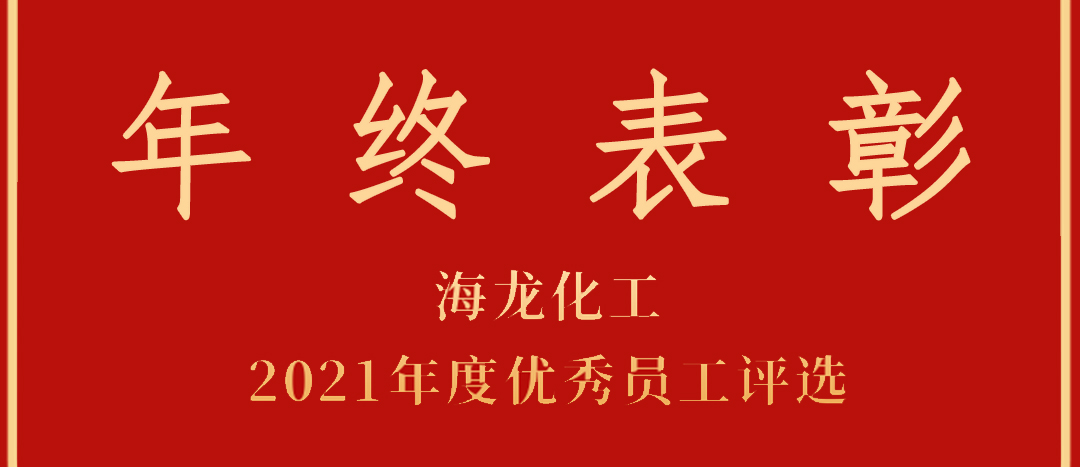 <strong>表彰！海龍化工2021年度優秀員工優秀部門評選</strong>